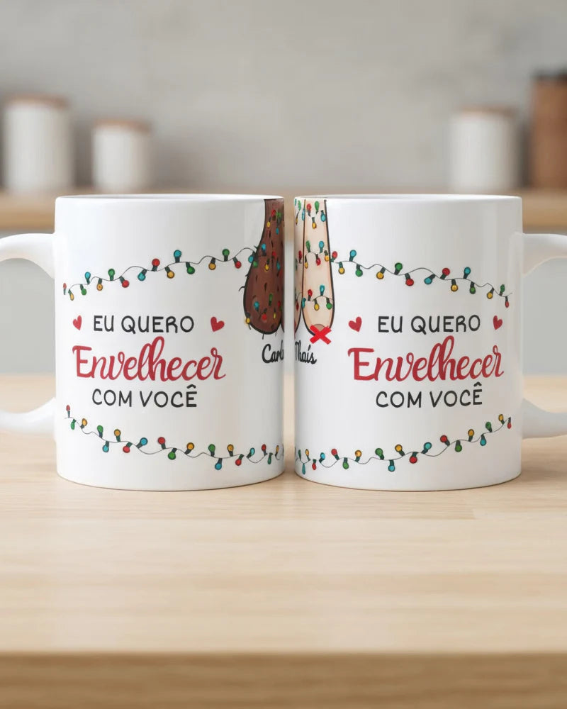 Envelhecendo Juntos Natal - Caneca