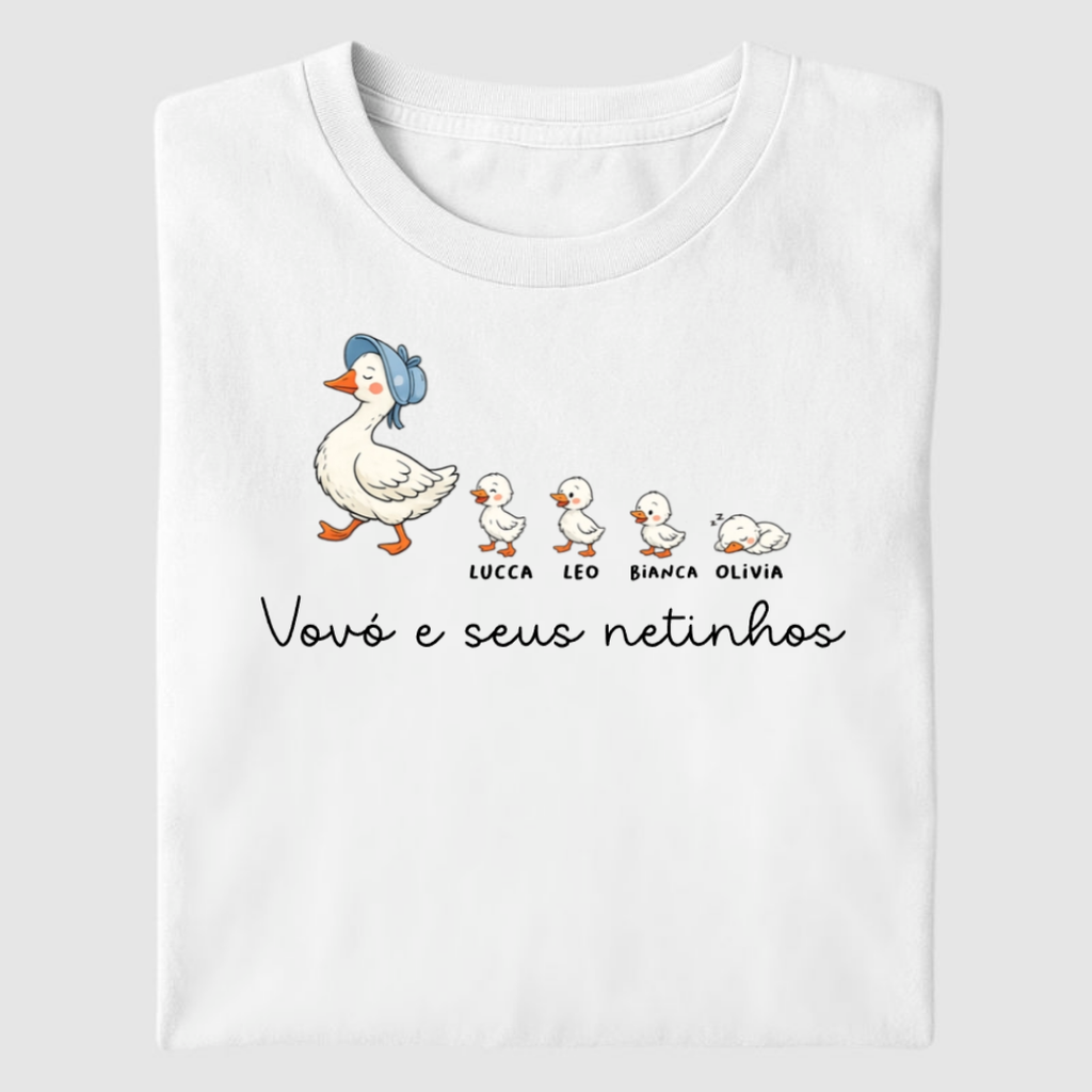 Camiseta Vovó e Seus Netinhos