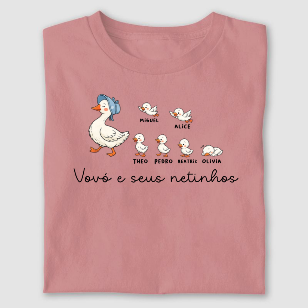 Camiseta Vovó e Seus Netinhos