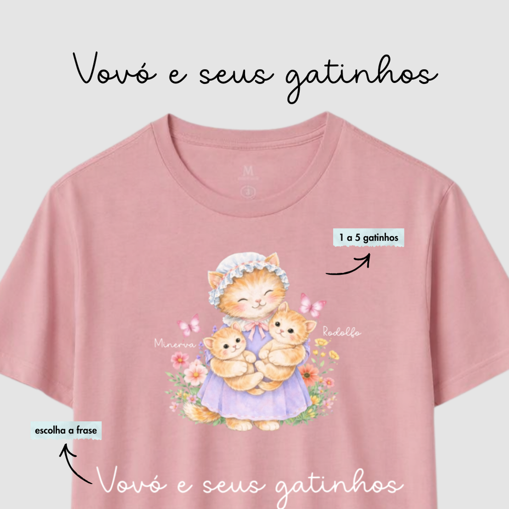 Vovó e seus netinhos - Gato