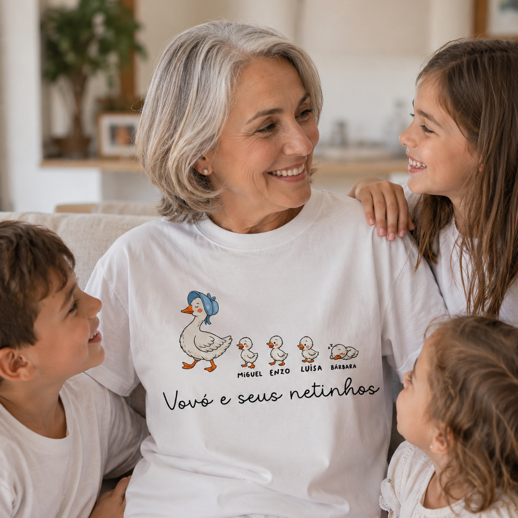 Camiseta Vovó e Seus Netinhos