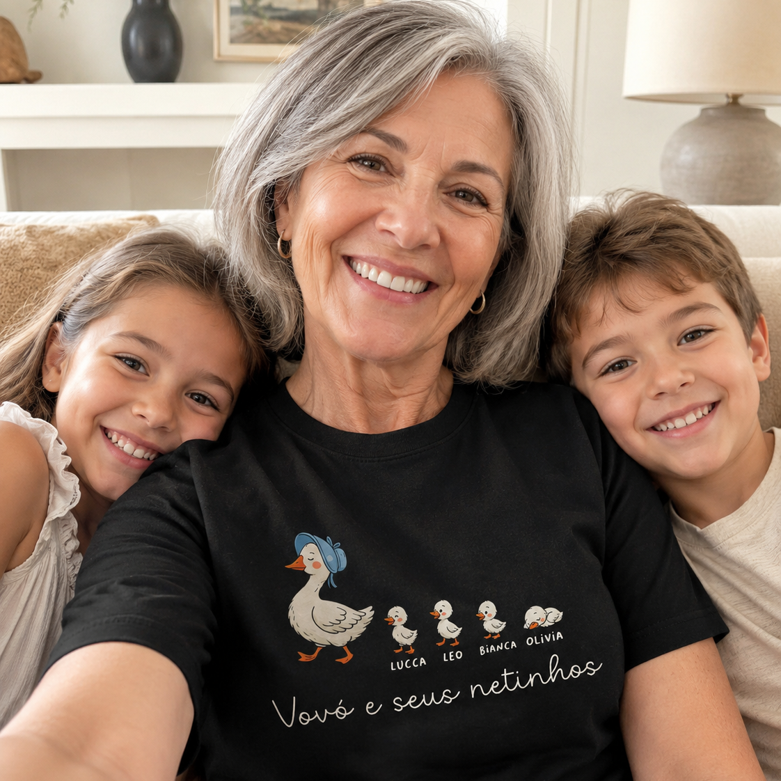 Camiseta Vovó e Seus Netinhos
