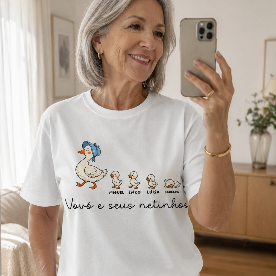 Camiseta Vovó e Seus Netinhos