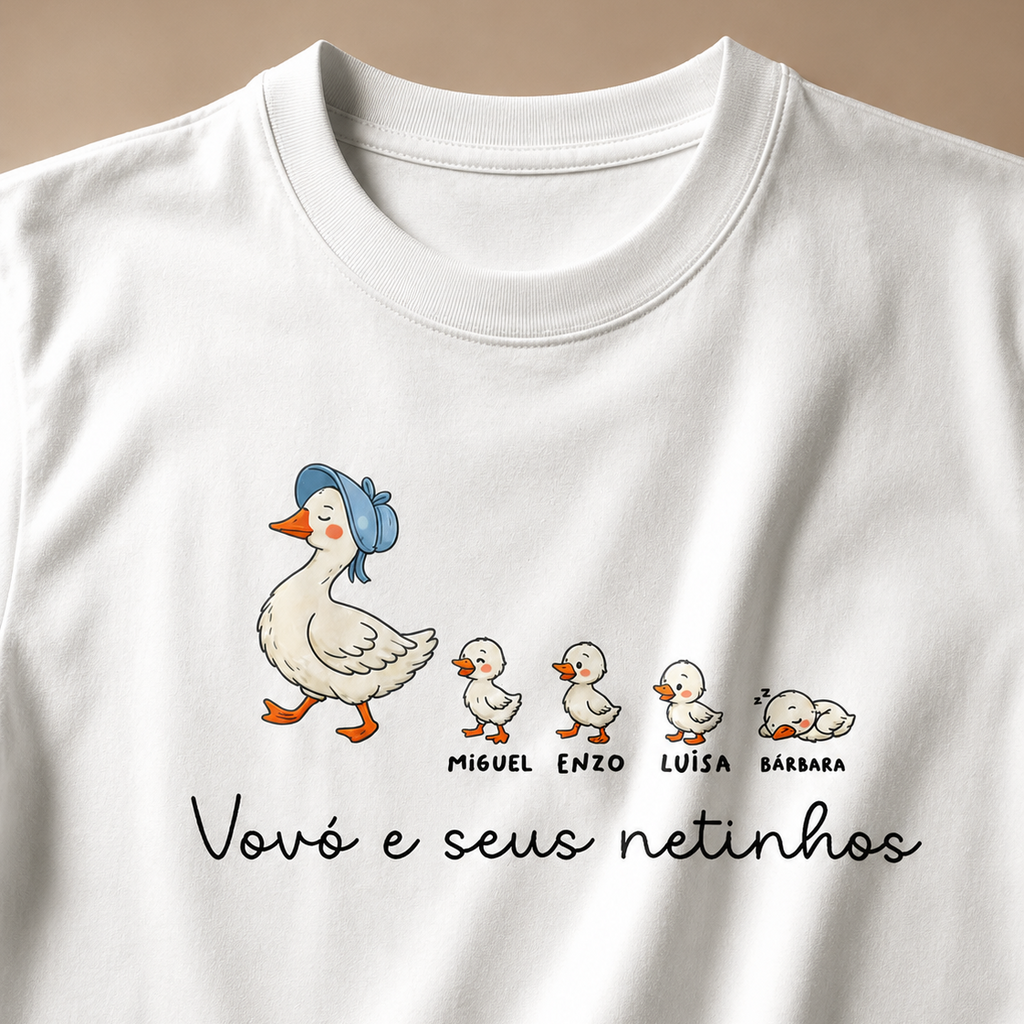 Camiseta Vovó e Seus Netinhos