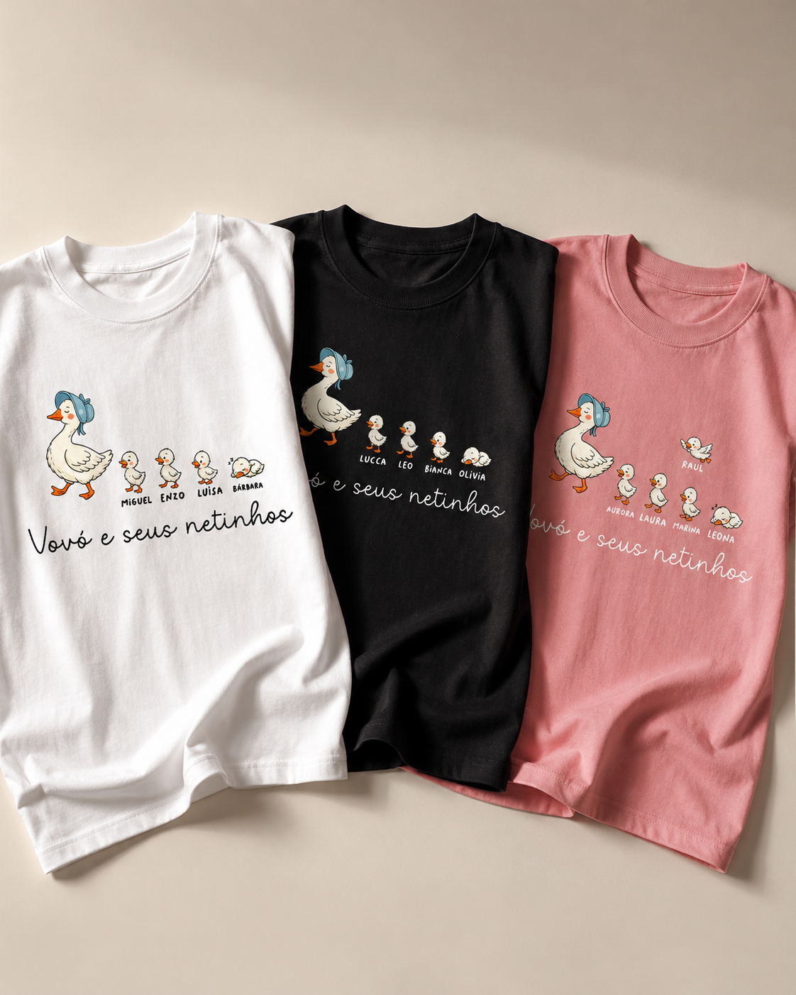 Camiseta Vovó e Seus Netinhos