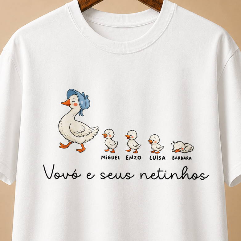 Camiseta Vovó e Seus Netinhos