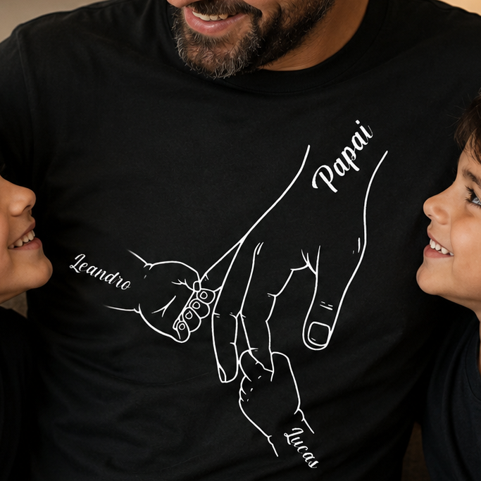 De mãos dadas eu sempre protegerei você