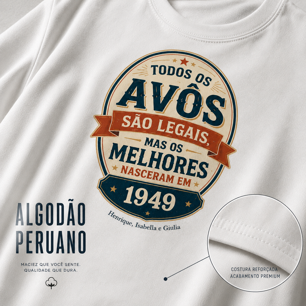 Meu avô é mais legal 03 - Algodão Peruano