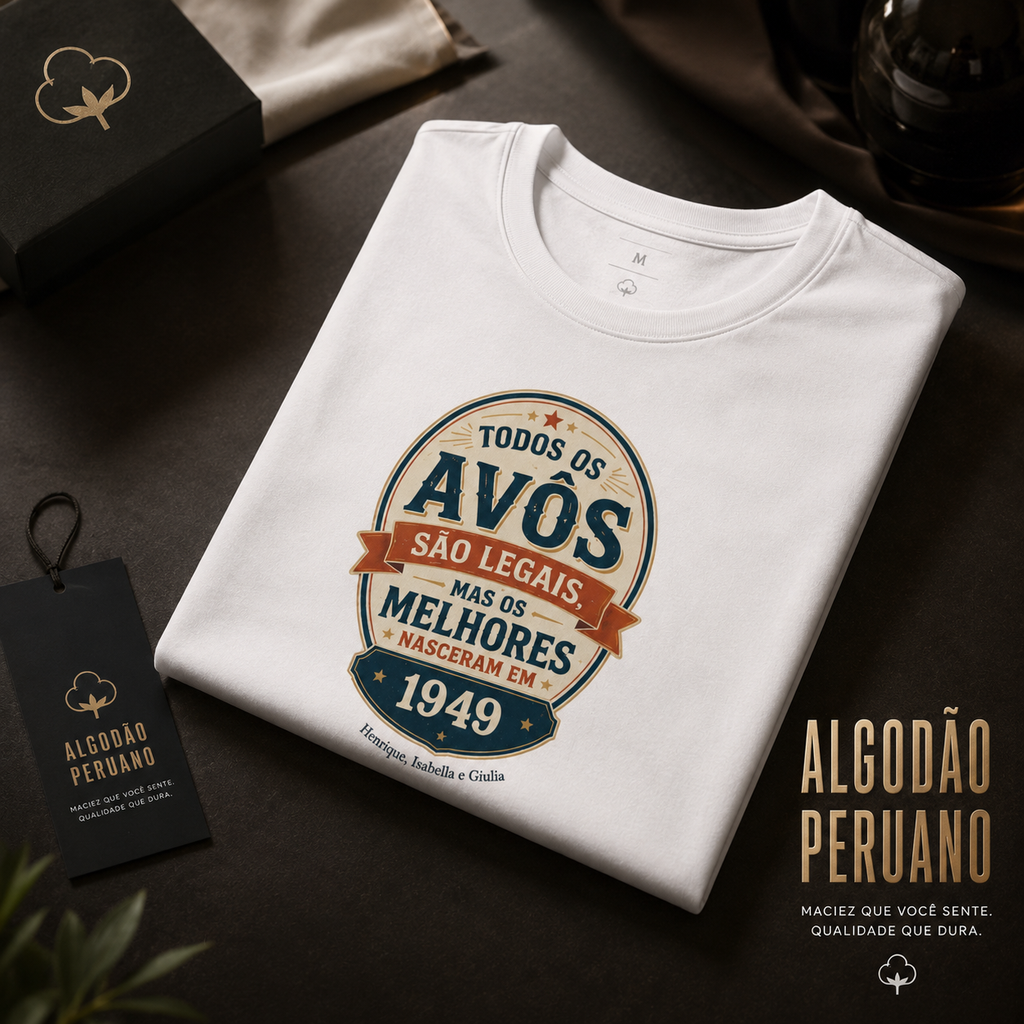 Meu avô é mais legal 03 - Algodão Peruano