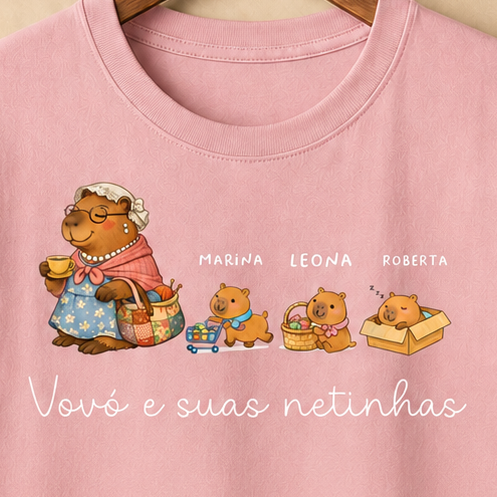 Vovó e seus netinhos - Capivara