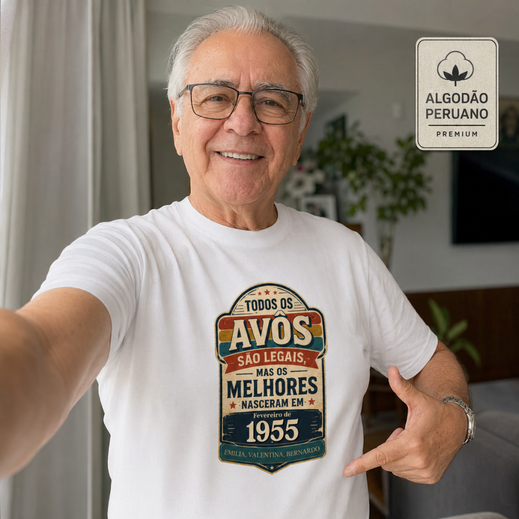 Meu avô é mais legal 02 - Algodão Peruano