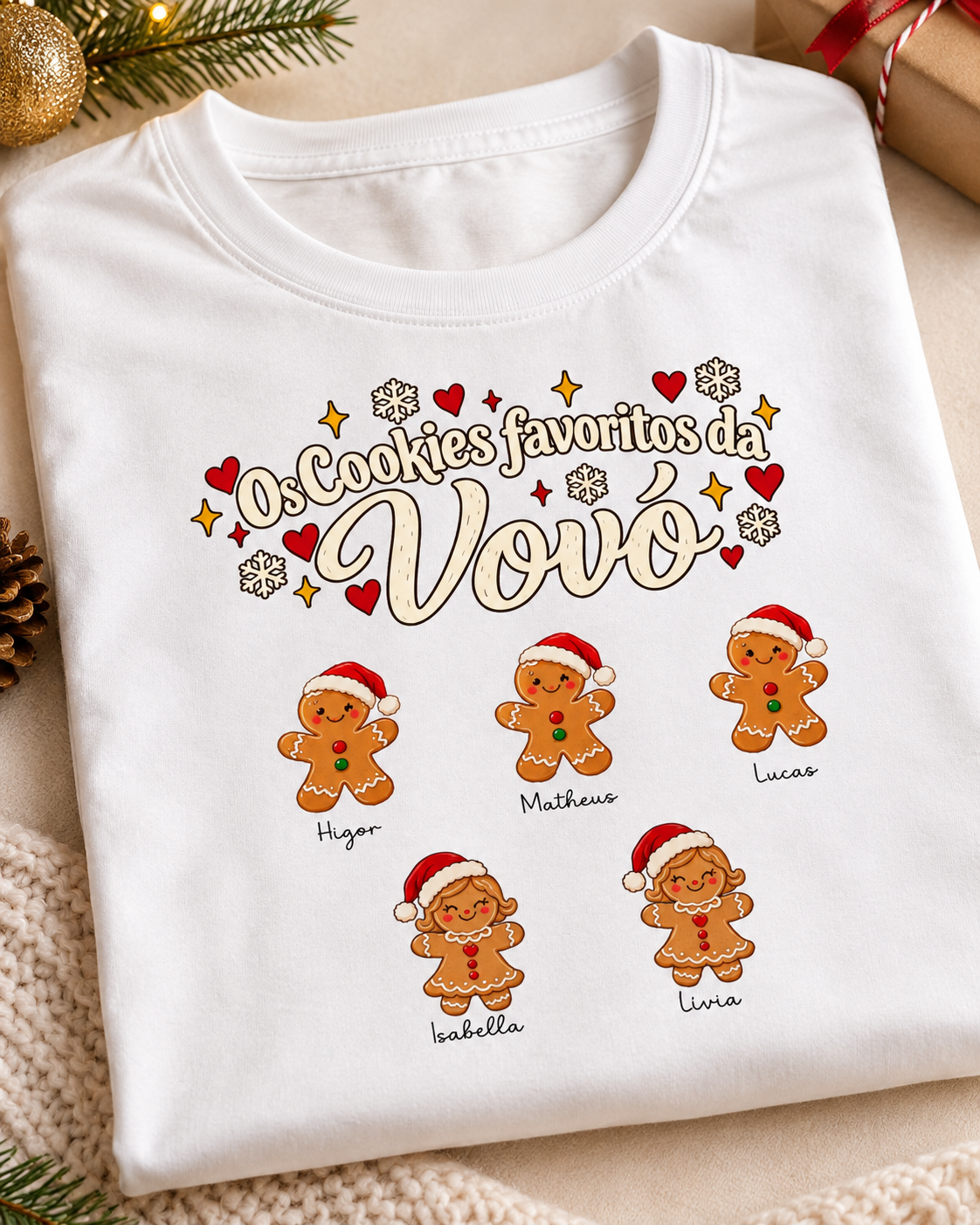 Os cookies da Vovó - Algodão Peruano