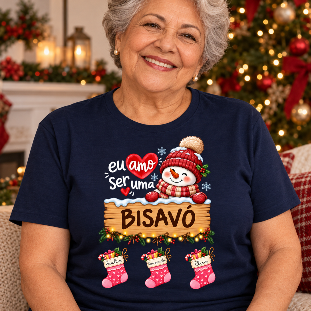 Eu amo ser vovó - Algodão Peruano