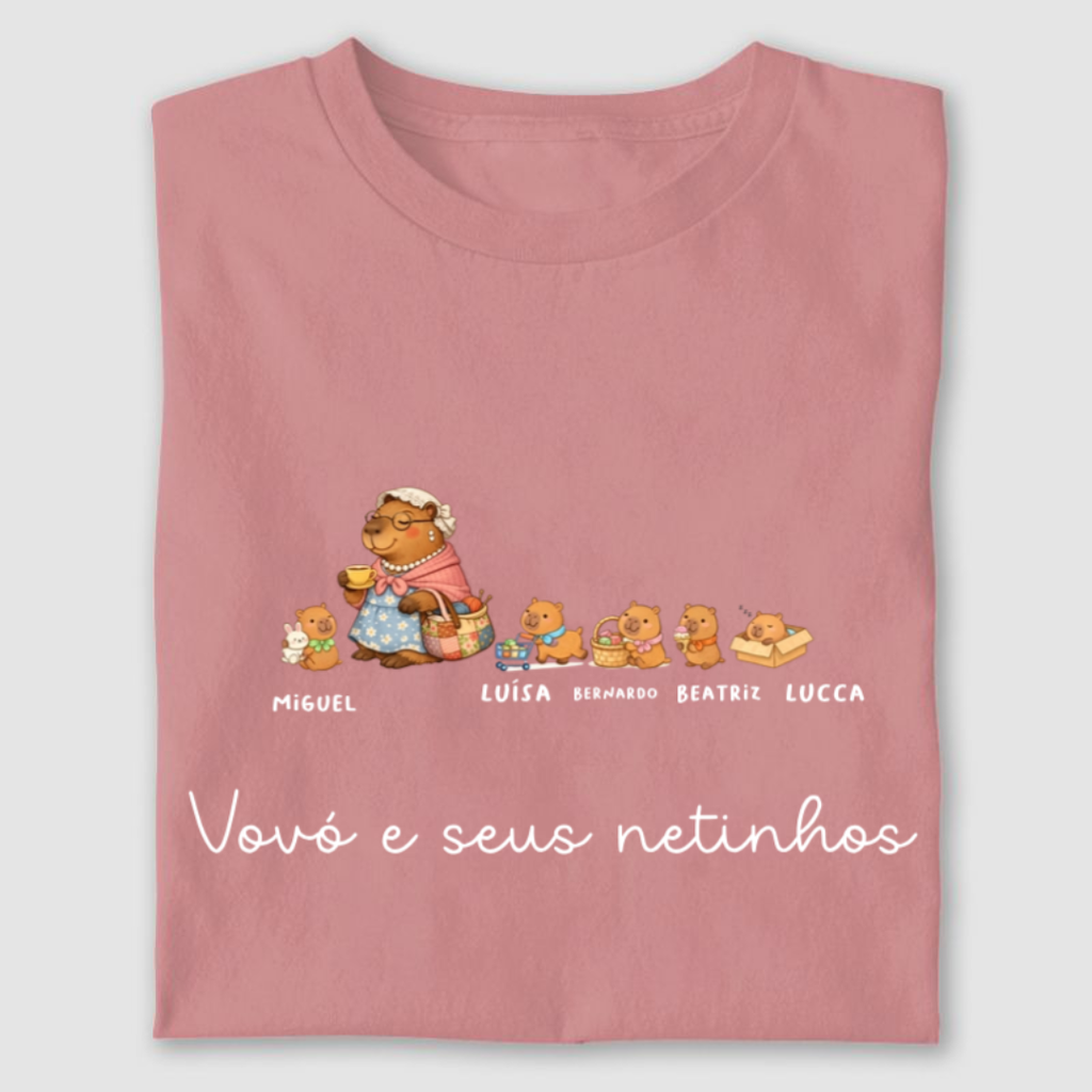 Vovó e seus netinhos - Capivara