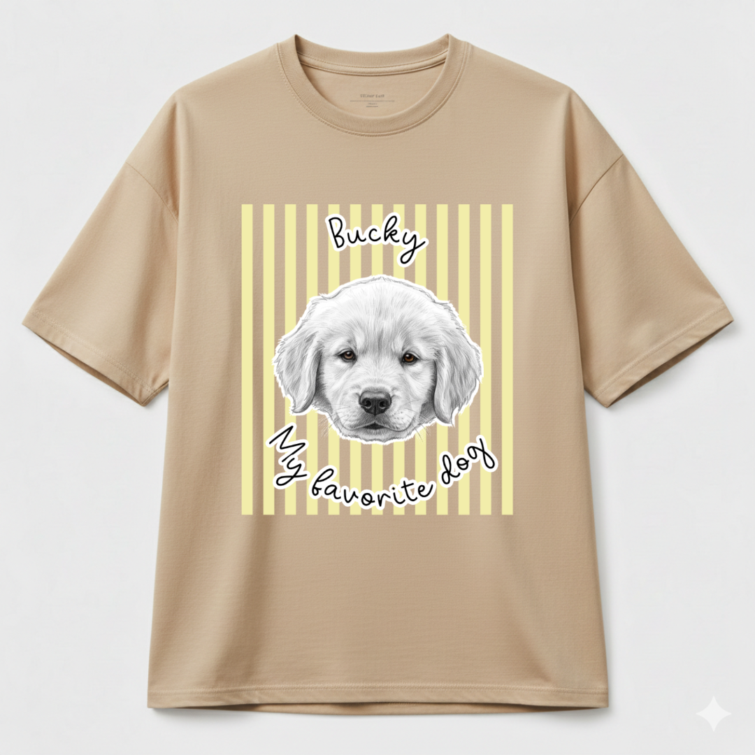 Pet em listras - Oversized