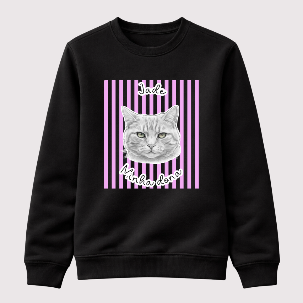 Pet em listras - Suéter