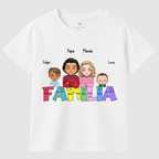 Raízes do amor - Camiseta Infantil (Branca)