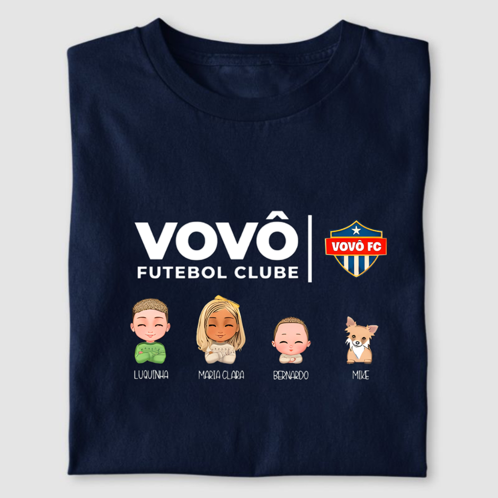 Vovô / Papai futebol Clube - Algodão Peruano