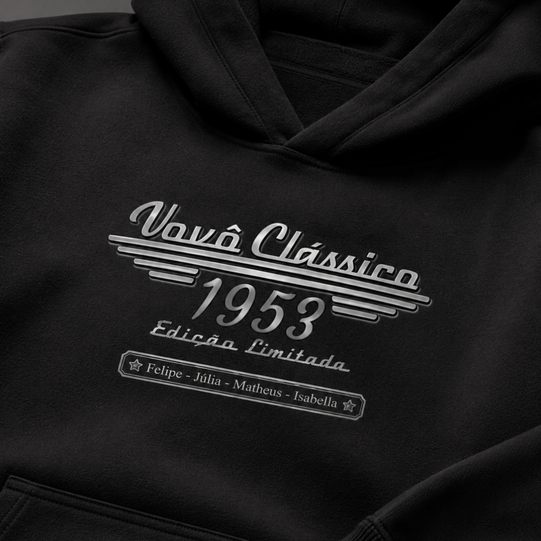Vovô Clássico Edição Limitada - Hoodie