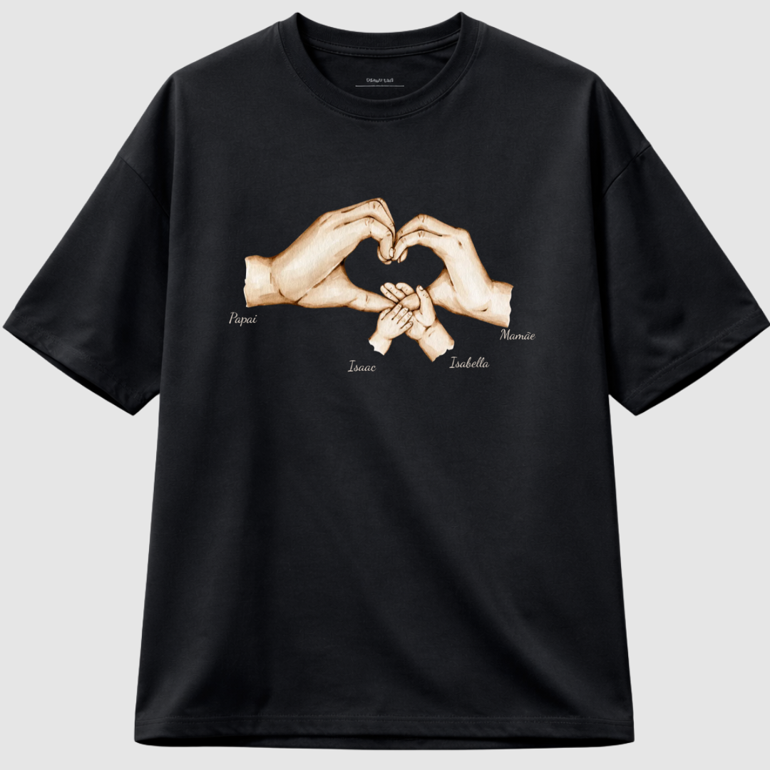 Mãos Dadas Estaremos Sempre Juntos - Oversized