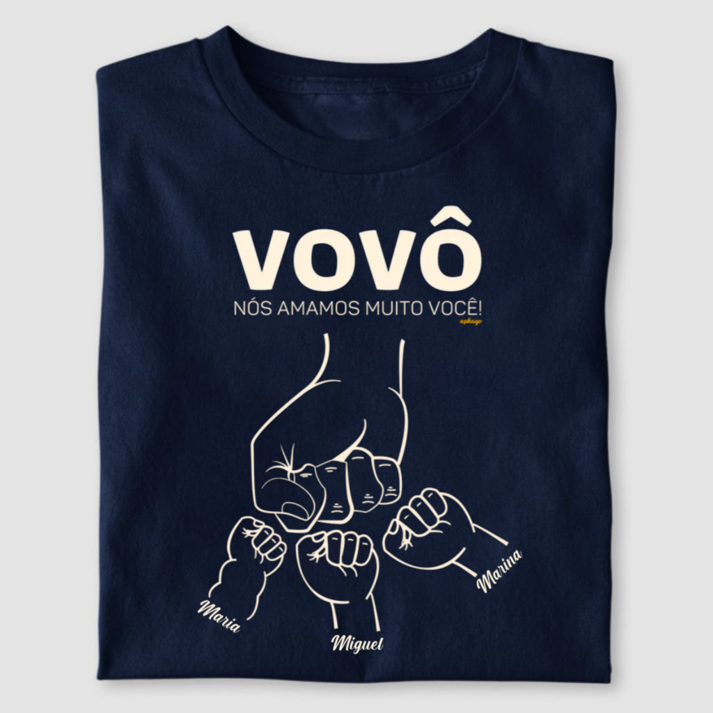 Nós amamos muito você - Algodão Peruano