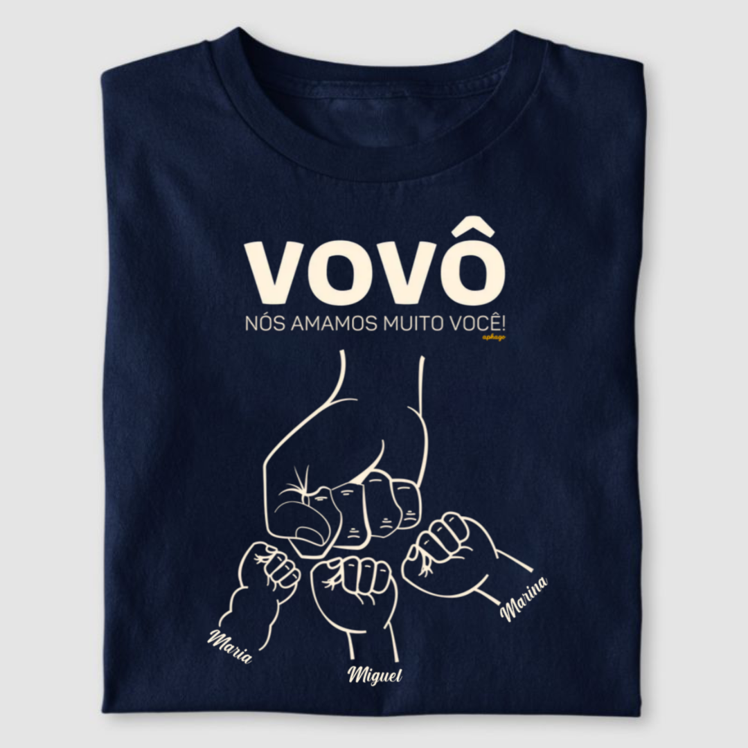 Nós amamos muito você - Algodão Peruano