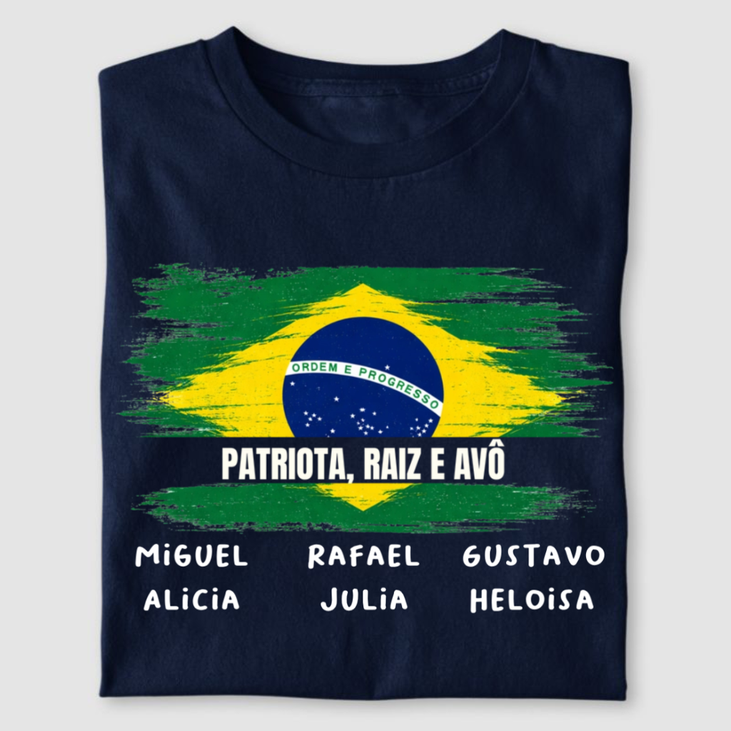 Melhor vovô do Brasil - Algodão Peruano
