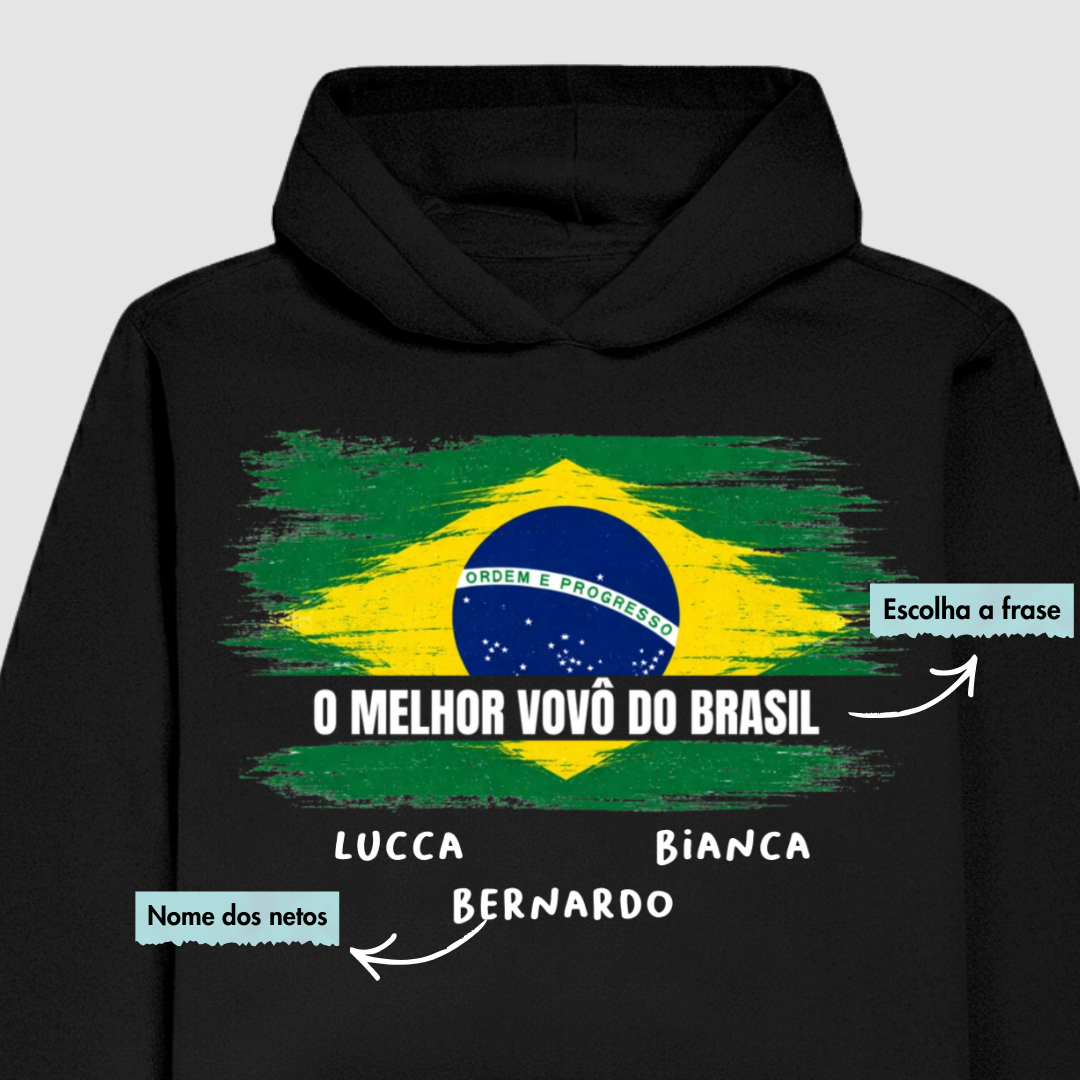 Melhor vovô do Brasil - Hoodie