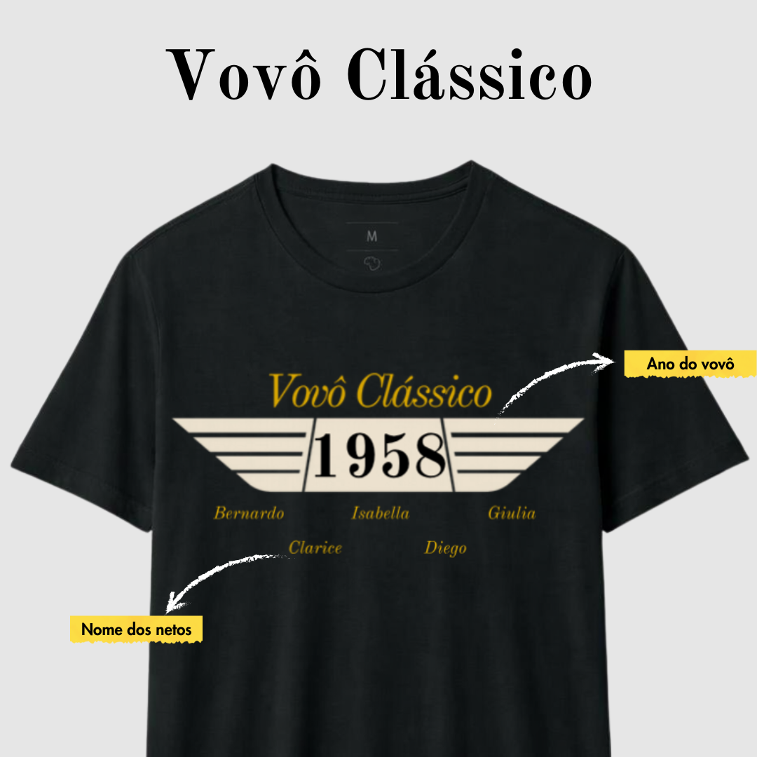 Vovô Clássico - Oversized