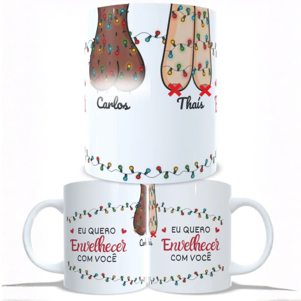 Envelhecendo Juntos Natal - Caneca