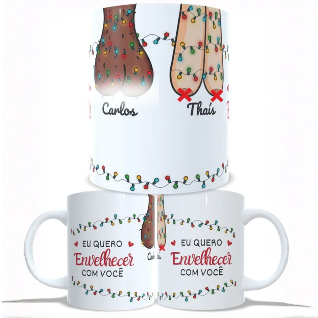 Envelhecendo Juntos Natal - Caneca