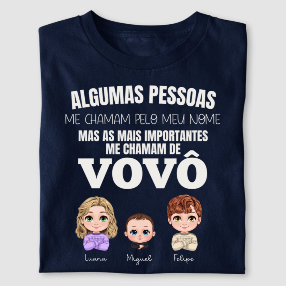 Camiseta Amor de Vovô - Algodão Peruano