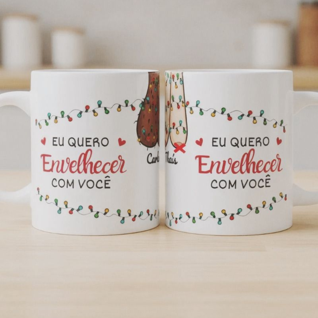 Envelhecendo Juntos Natal - Caneca