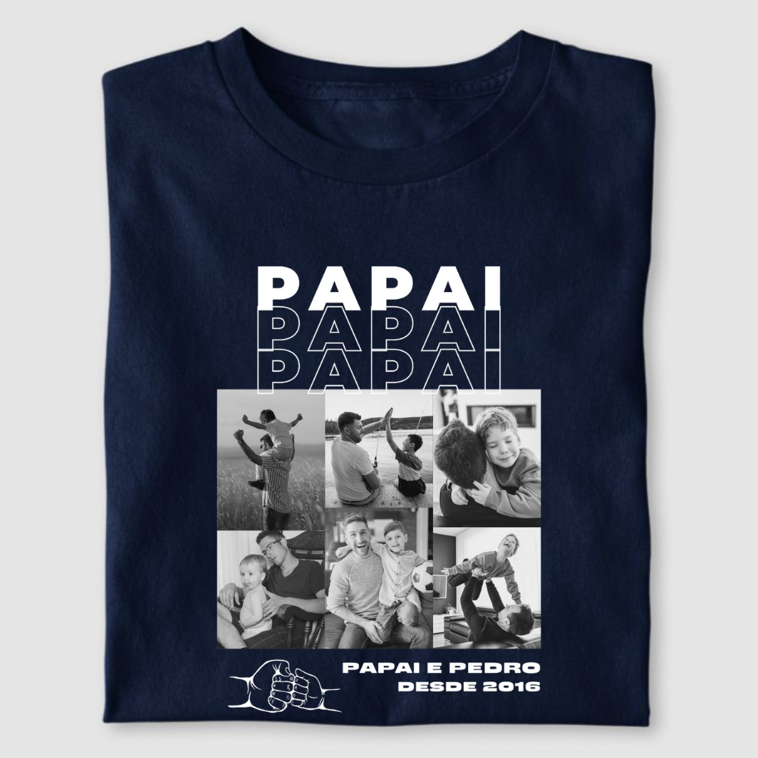 Para sempre do Papai / Vovô - algodão peruano