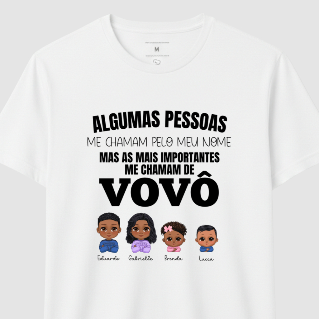 Camiseta Amor de Vovô - Algodão Peruano