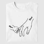 De mãos dadas eu sempre protegerei você - Infantil Branca