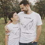 De mãos dadas eu sempre protegerei você - Infantil Branca