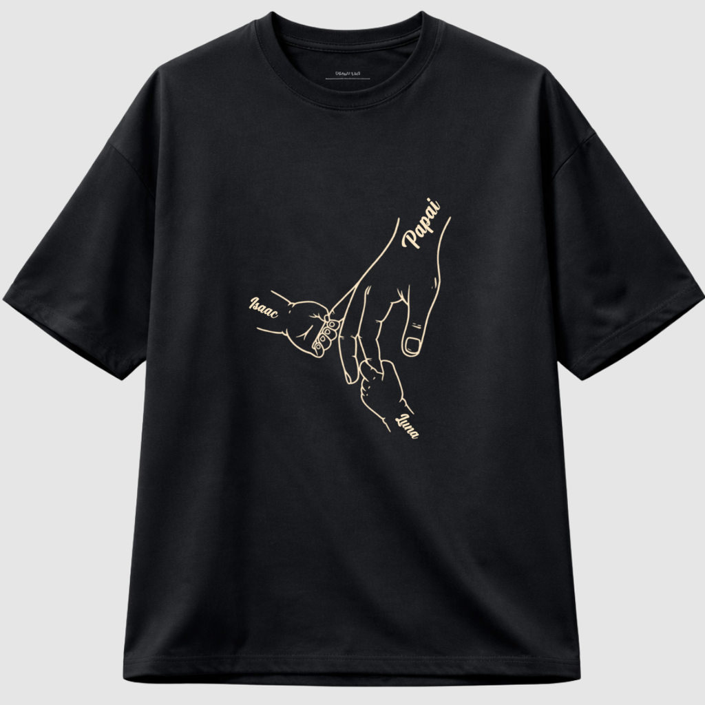 De mãos dadas eu sempre protegerei você - Oversized