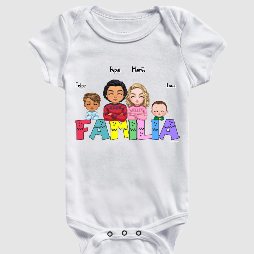 Raízes do amor - Baby Body (branco)