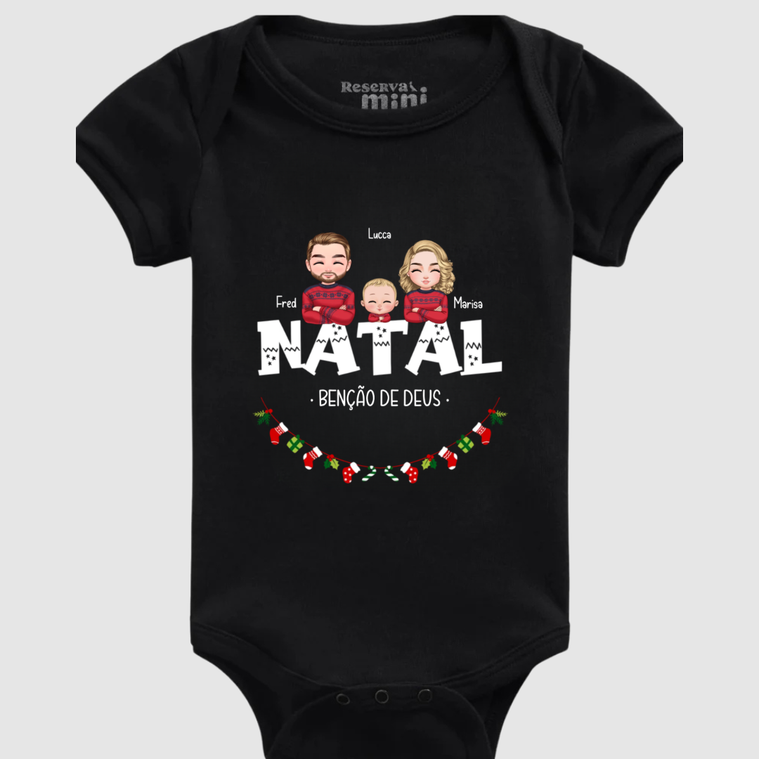 Família Natalina - Body