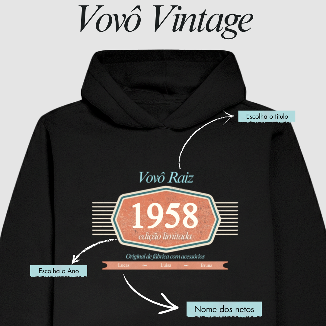 Vovô vintage - Hoodie