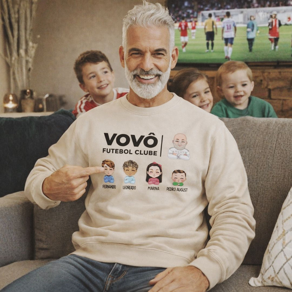 Vovô / Papai futebol Clube - Suéter