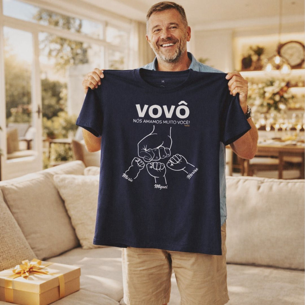 Nós amamos muito você - Algodão Peruano