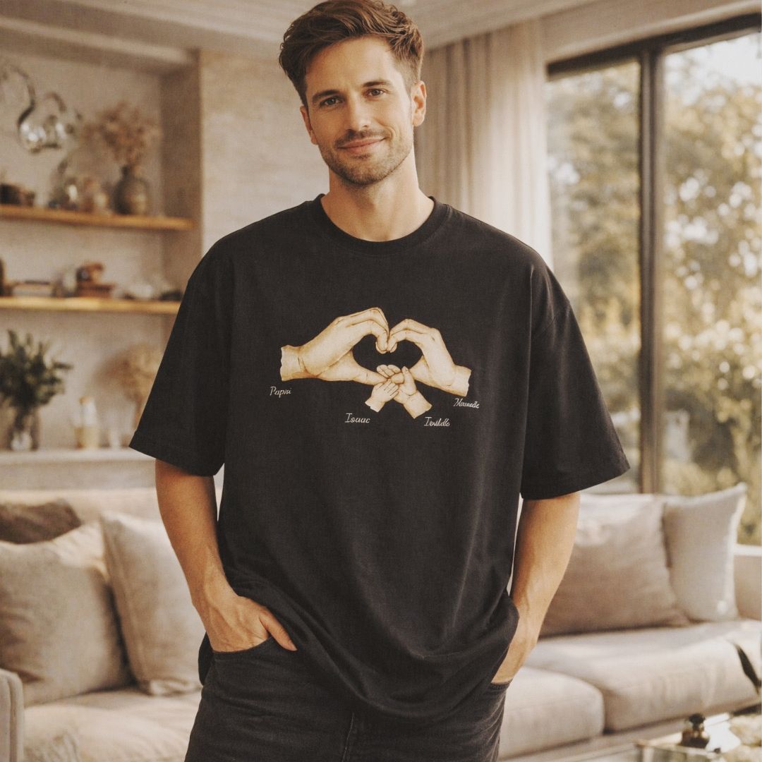 Mãos Dadas Estaremos Sempre Juntos - Oversized