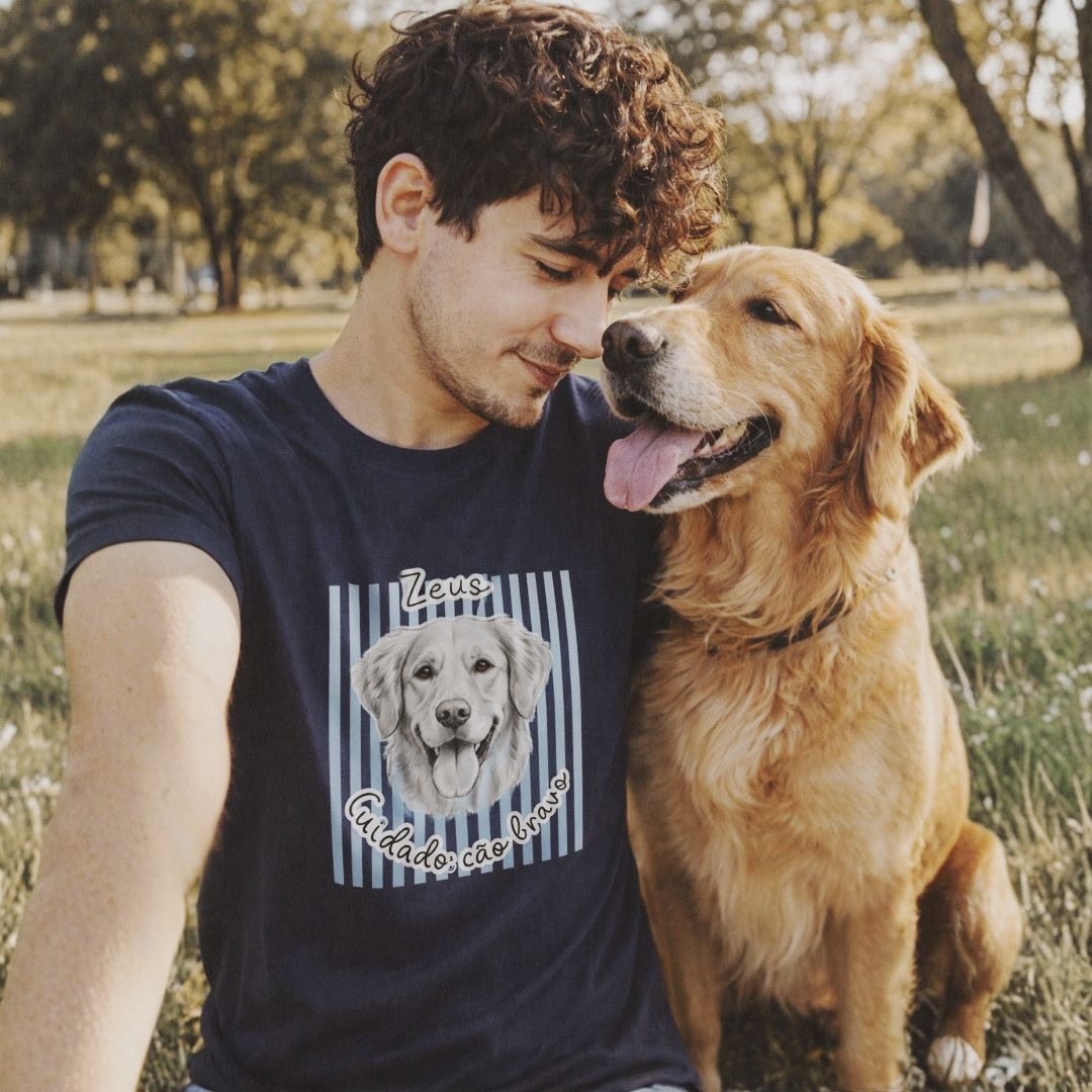 Meu pet em listras - Algodão Peruano