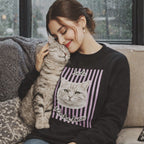 Pet em listras - Suéter