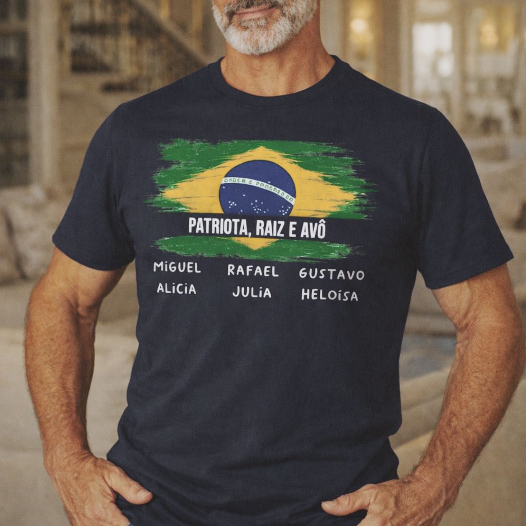 Melhor vovô do Brasil - Algodão Peruano
