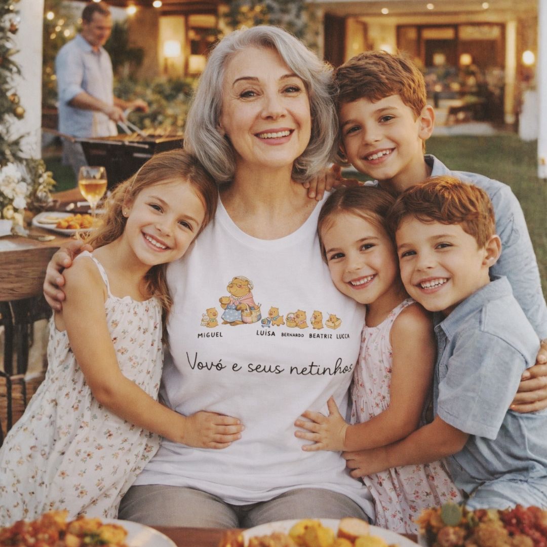 Vovó e seus netinhos - Capivara