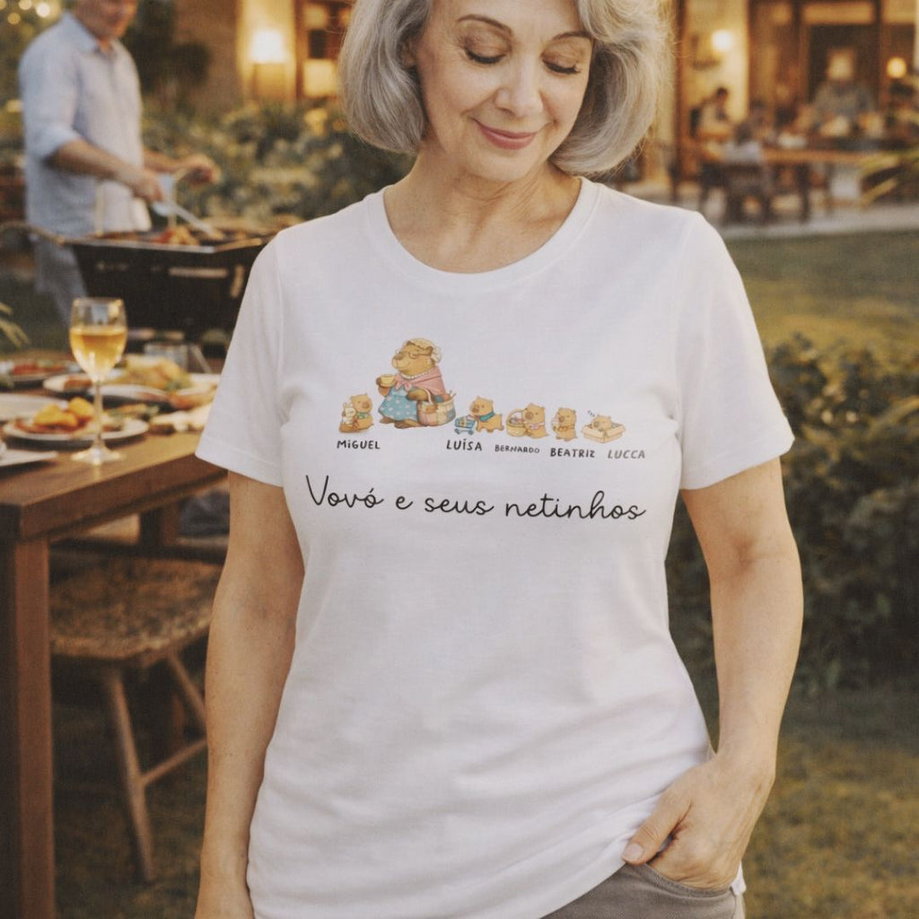 Vovó e seus netinhos - Capivara