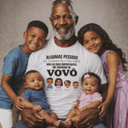 Camiseta Amor de Vovô - Algodão Peruano